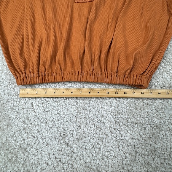 Free People Cross Country Sienna Bell Sleeve Bohemian Boho Top, Size Lar… - Picture 10 of 11